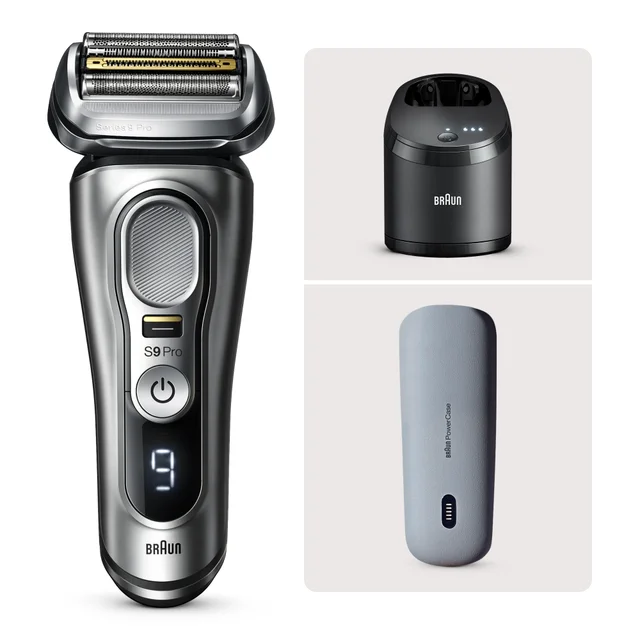 Braun Series 9 Pro 9497cc Elektrorasierer für Herren mit 4+1 Scherkopf