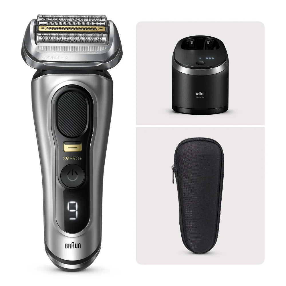 Braun Series 9 Pro+ 9567cc Elektrorasierer Wet & Dry, Silber Bild 1