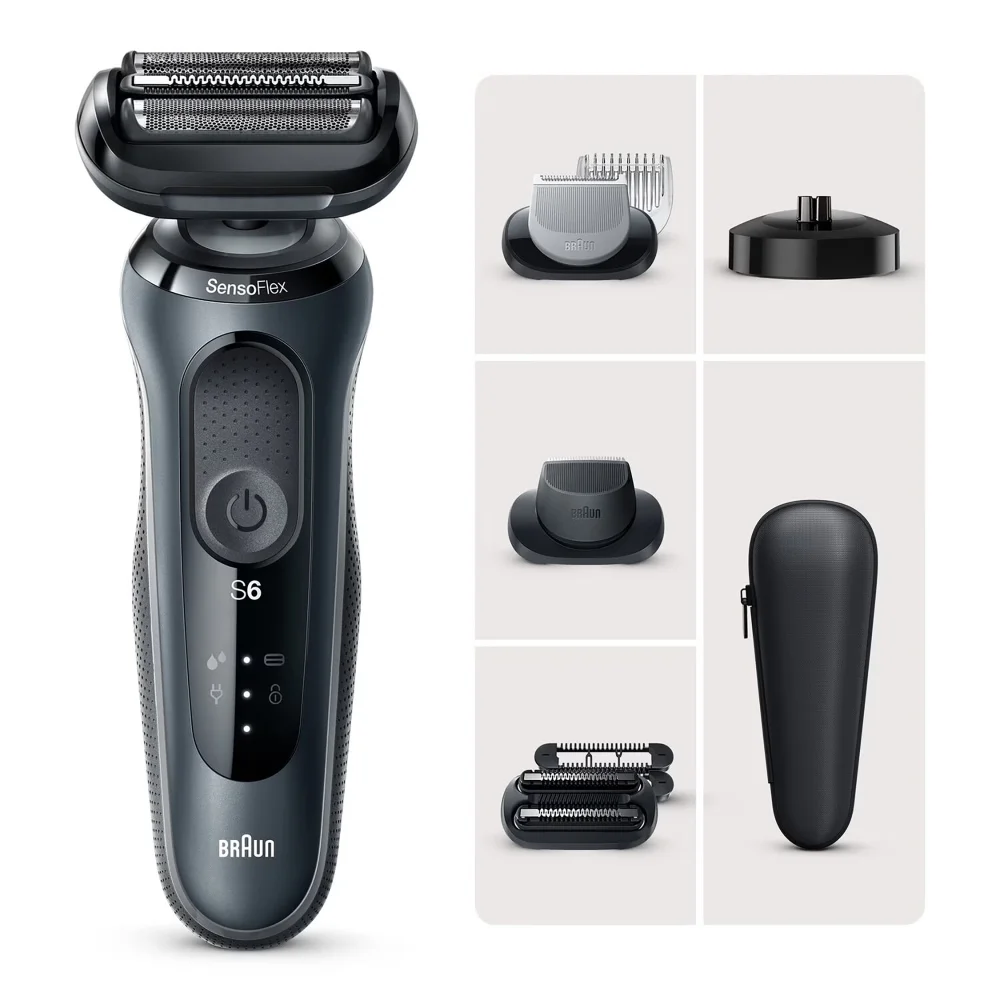 Braun Series 6 61-N4862cs Elektrorasierer, Grau Bild 1