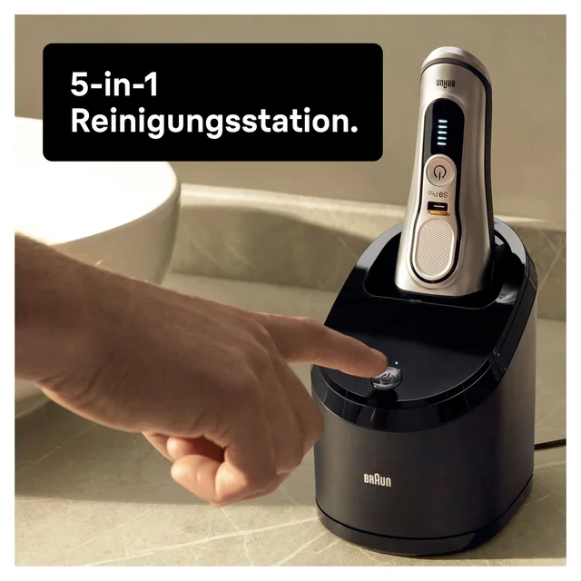 Braun Series 9 Pro 9466cc Elektrorasierer für Herren, Wet&Dry