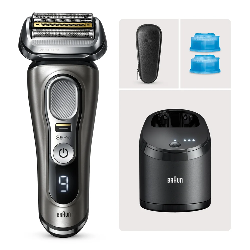 Braun Series 9 Pro 9465cc Elektrorasierer, 2 Reinigungskartuschen Bild 1