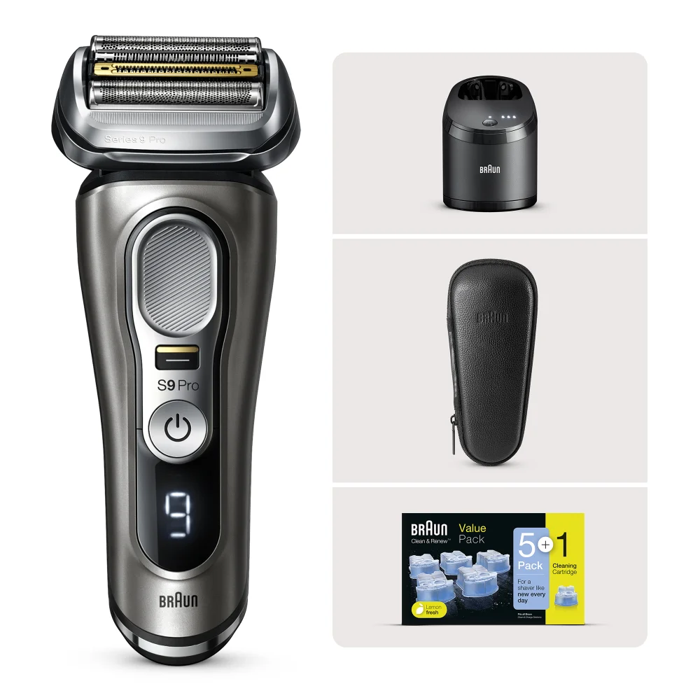Braun Series 9 Pro 9465cc Elektrorasierer, Reinigungskartuschen 5+1er-Pack Bild 1