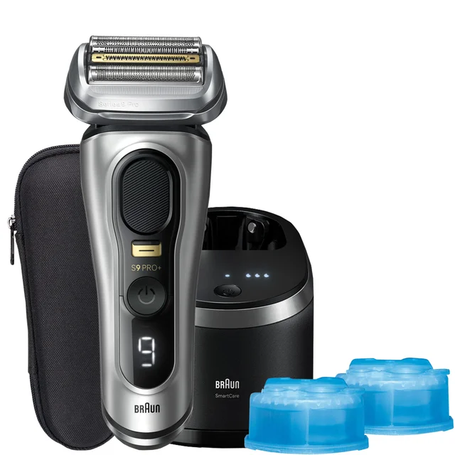 Braun Series 9 Pro+ 9567cc Elektrorasierer, Reinigungskartuschen 2er-Pack