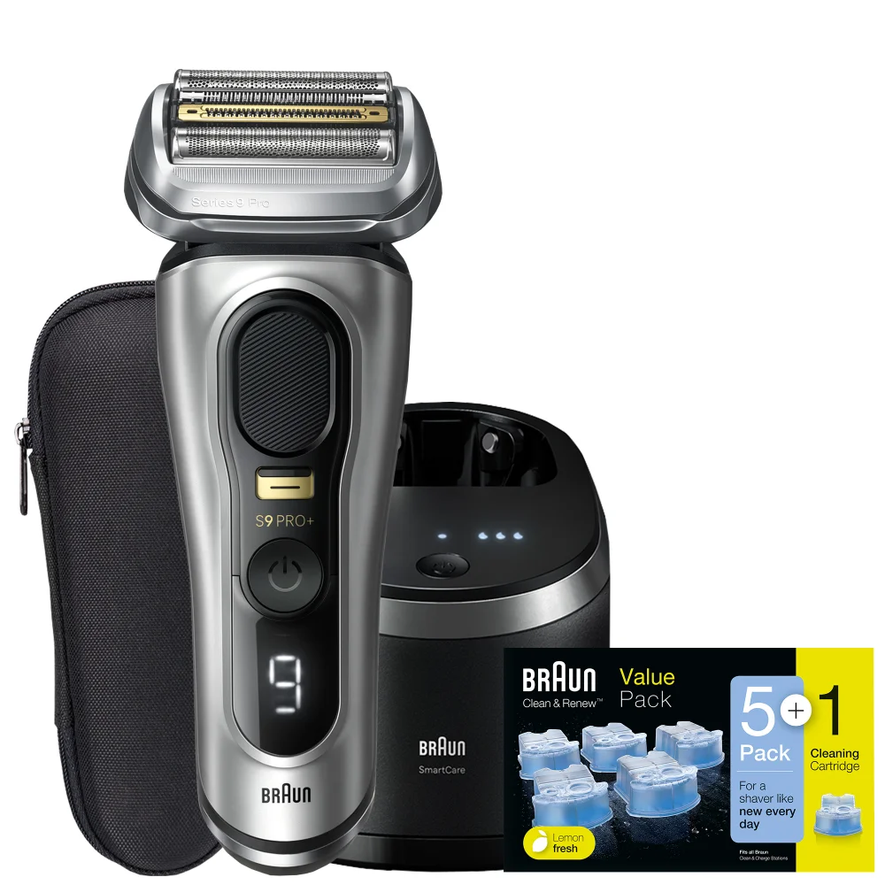 Braun Series 9 Pro+ 9567cc Elektrorasierer, Reinigungskartuschen 5+1er-Pack Bild 1