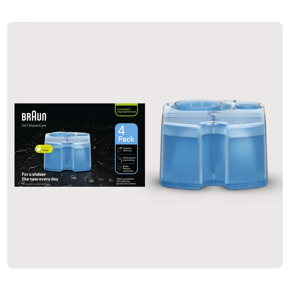 Braun 3-in-1 ShaverCare Reinigungskartuschen, 4x Bild 1