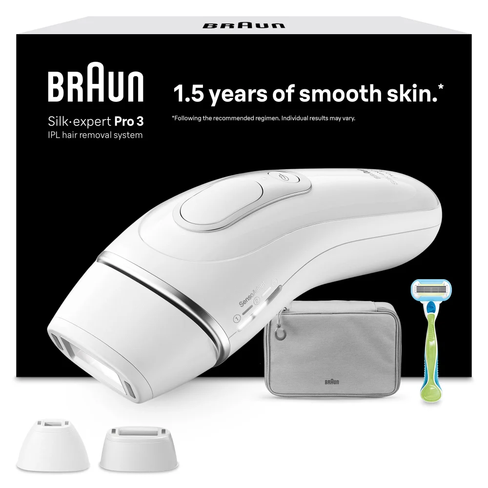 Braun IPL Silk·expert Pro 3 PL3122, Haarentfernung für zuhause, mit Aufbewahrungstasche Bild 1