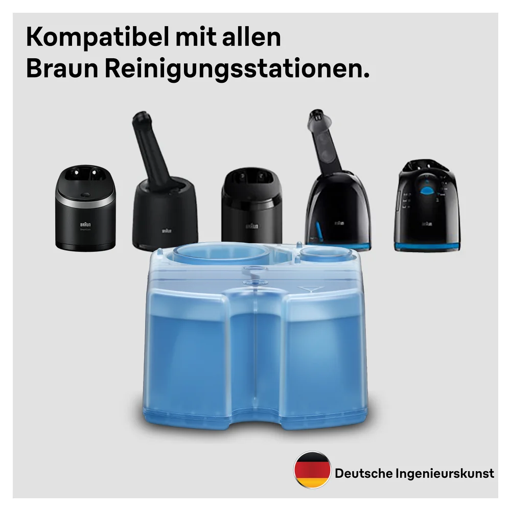 Braun 3 in 1 ShaverCare Kartuschen für Elektrorasierer