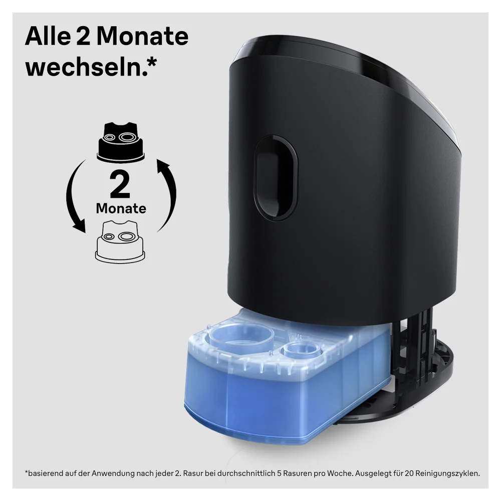 Braun 3 in 1 ShaverCare Kartuschen für Elektrorasierer