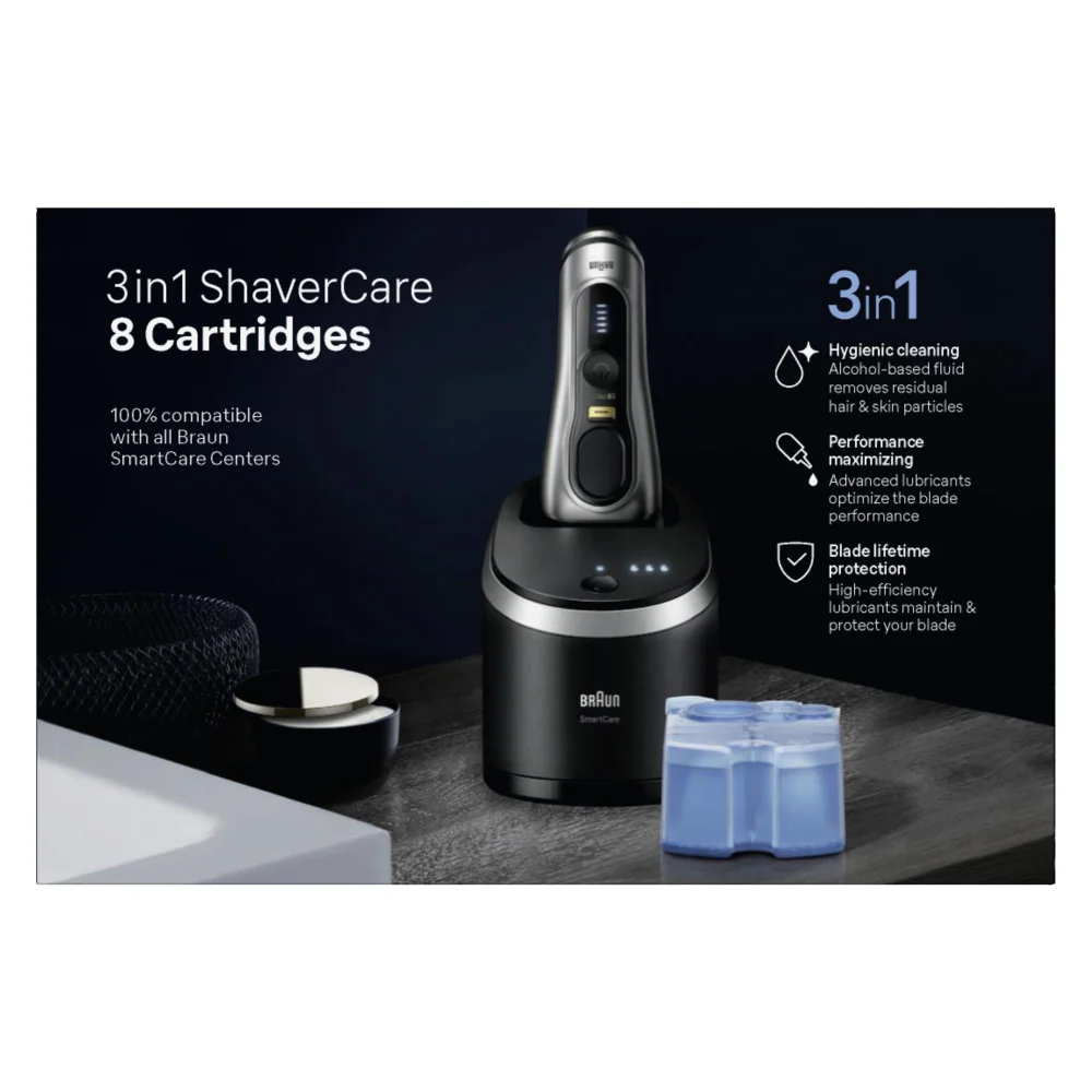 Braun 3 in 1 ShaverCare Kartuschen Elektrorasierer