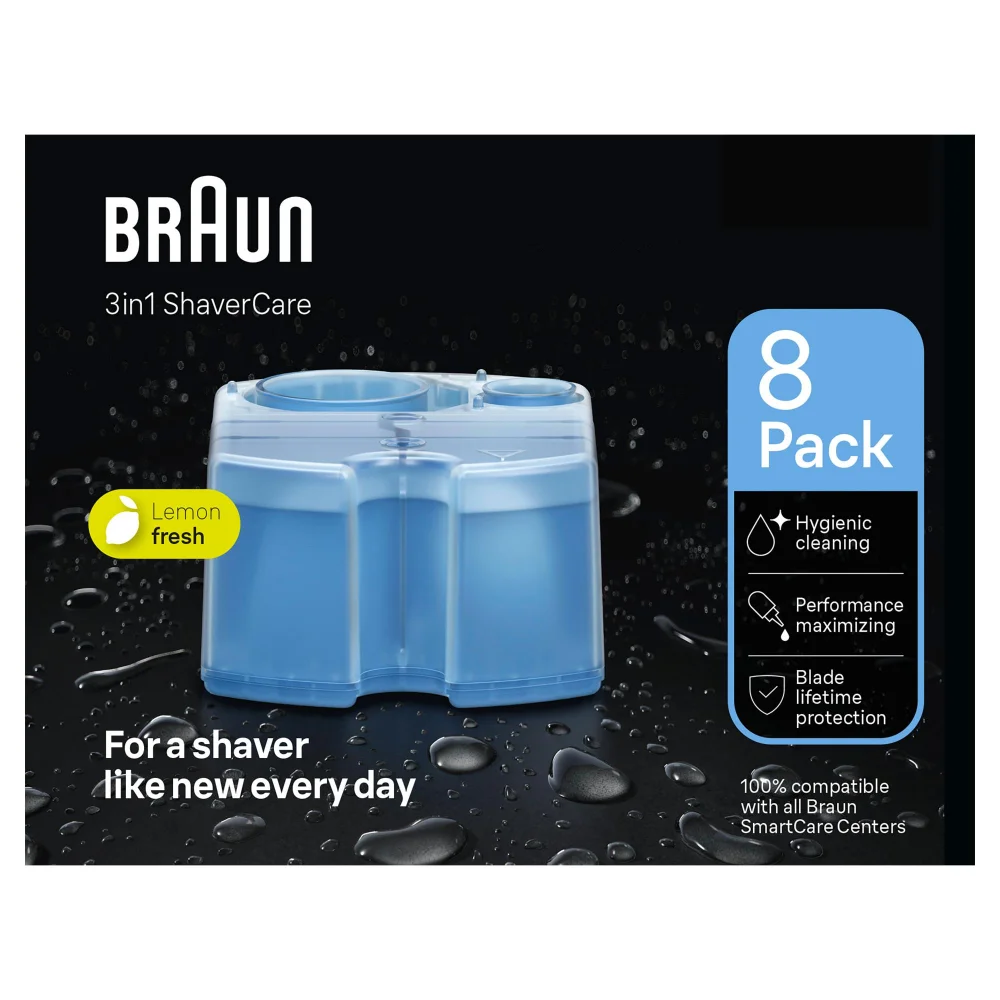 Braun 3 in 1 ShaverCare Kartuschen Elektrorasierer