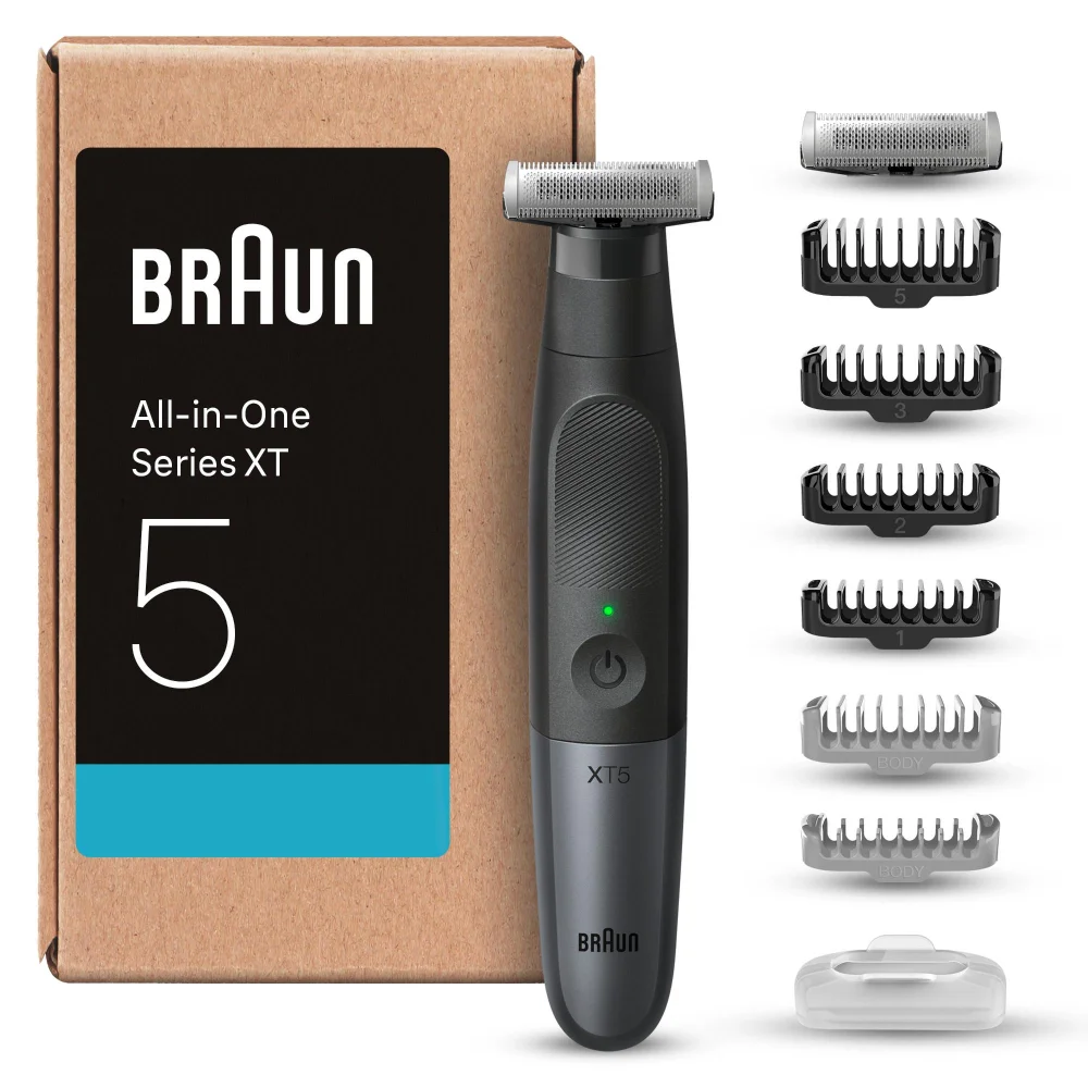 Braun Series X, Beard Trimmer & Body Shaver For Face & Body Hair, XT5270 Bild 1