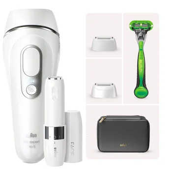 Braun Silk-Expert Pro 5 IPL PL5145 + Face Mini-Haarentferner FS1000