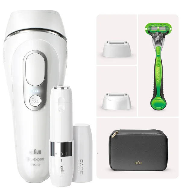 Braun Silk-Expert Pro 5 IPL PL5145 + Face Mini-Haarentferner FS1000