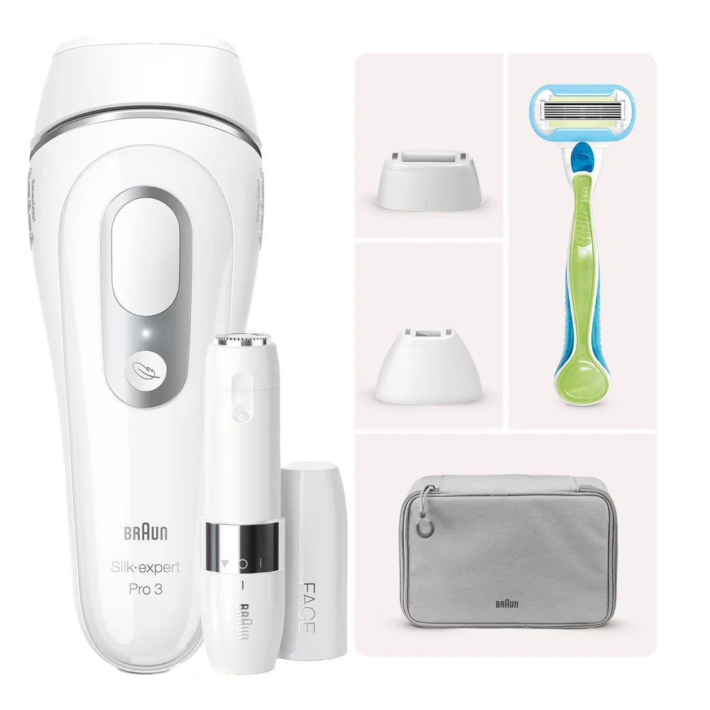 Braun Silk-Expert Pro 3 IPL PL3122 + Braun Face Mini-Haarentferner FS1000 Bild 1