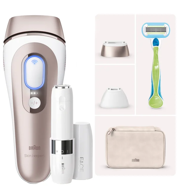 Braun Silk-Expert Pro 7 IPL PL7147 + Braun Face Mini-Haarentferner FS1000