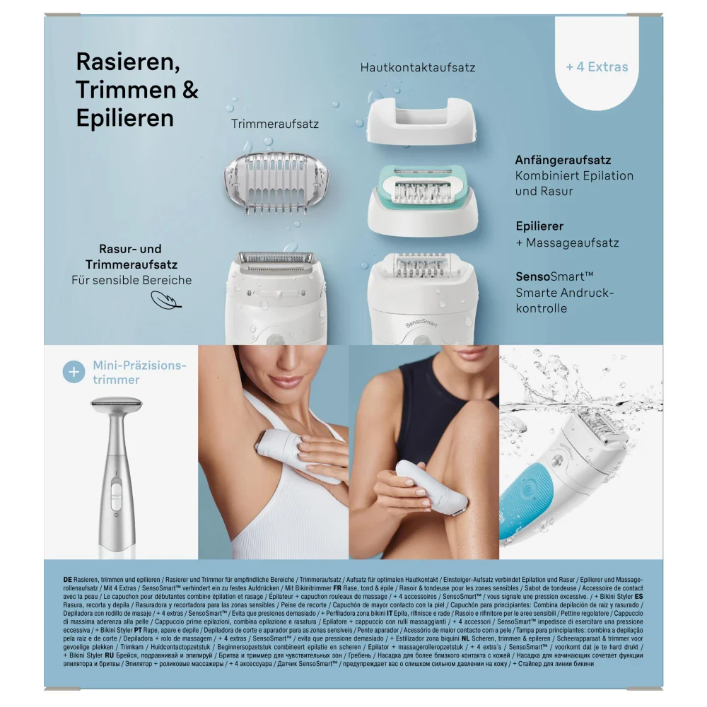 Braun Silk-pil 5 5-810 Epilierer & Gillette Venus Trimmer Braun Silk-pil 5 5-810 Epilierer & Gillette Venus Trimmer