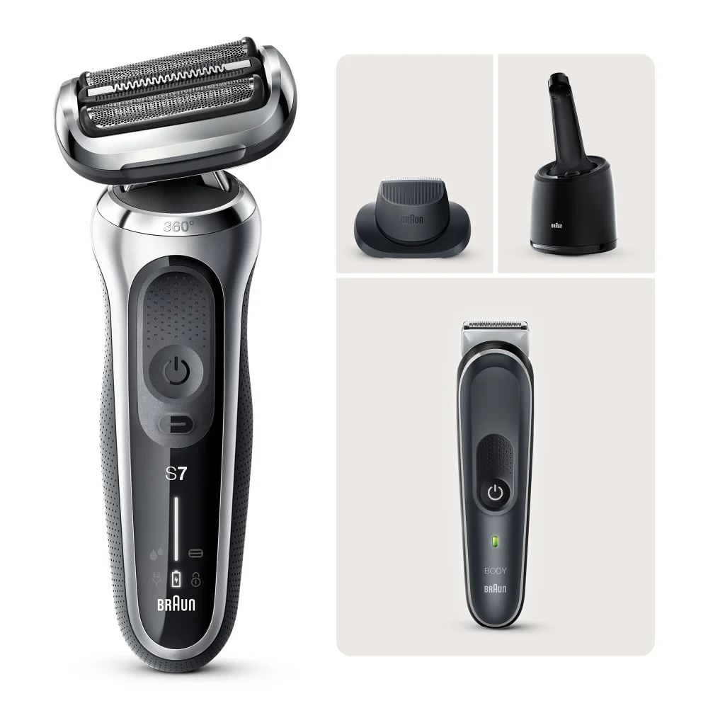 Braun Series 7 71-S7200cc Elektrorasierer mit Body Groomer BG5350 Bild 1