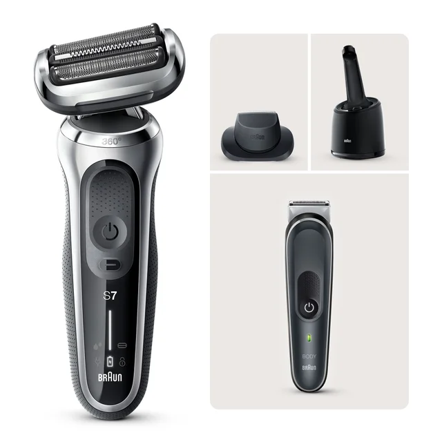 Braun Series 7 71-S7200cc Elektrorasierer mit Body Groomer BG5350
