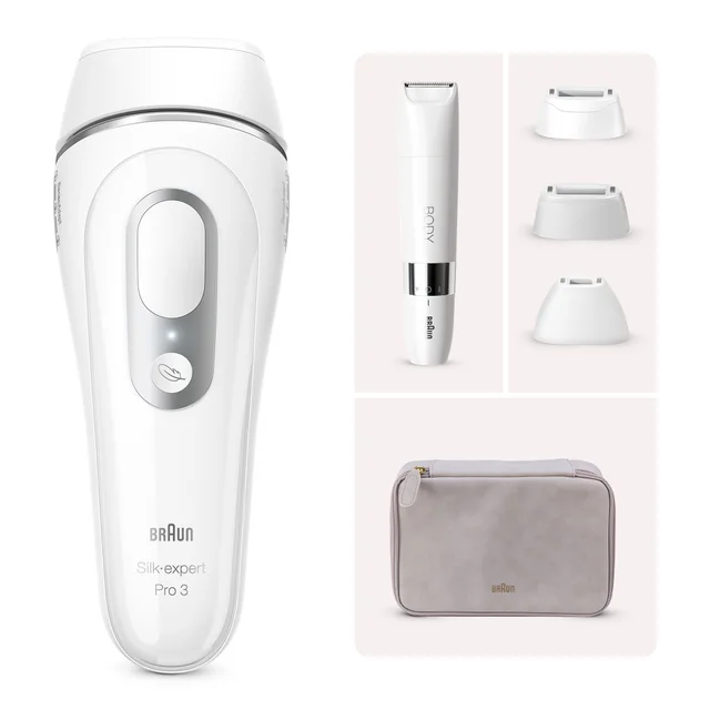 Braun Silk-Expert Pro 3 PL3020 IPL + Braun Body Mini Haarentferner BS1000