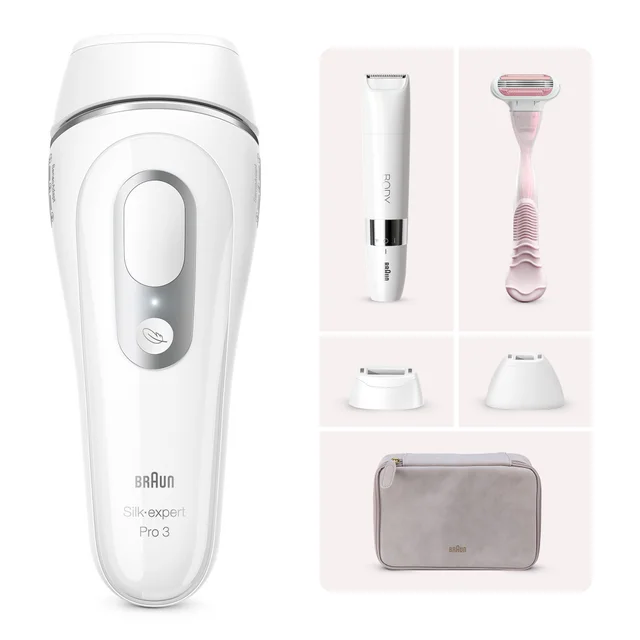 Braun Silk-Expert Pro 3 PL3133 IPL + Braun Body Mini Haarentferner BS1000