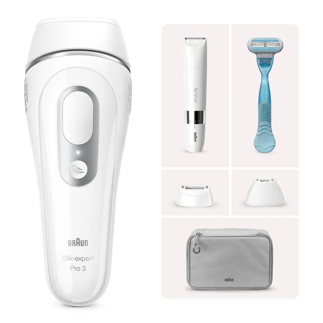 Braun Silk-Expert Pro 3 PL3221 IPL + Braun Body Mini Haarentferner BS1000