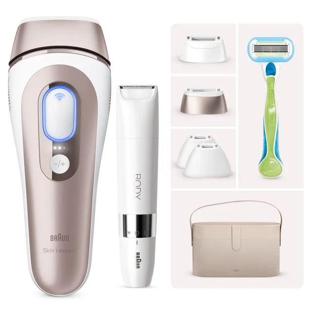 Braun Silk-Expert Pro 7 PL7387 IPL + Braun Body Mini Haarentferner BS1000