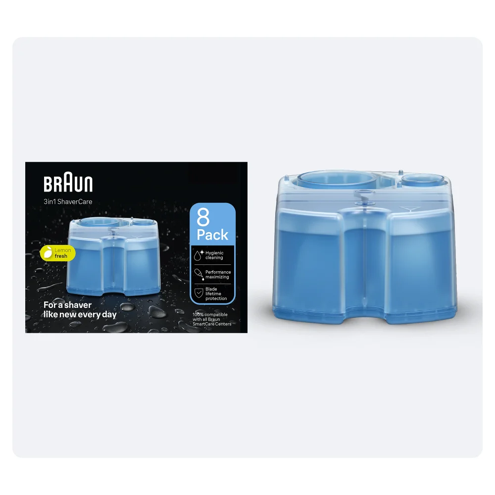 Braun 3-in-1 ShaverCare Reinigungskartuschen, 12er-Pack Bild 1