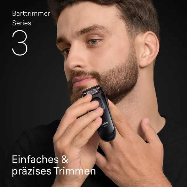 Braun Series 3 BT3520 Barttrimmer mit 40 Längeneinstellungen