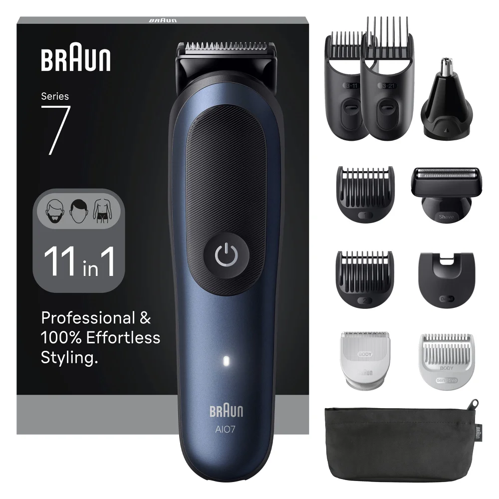 Braun All-In-One Styling Set AIO7540, 11-in-1 Set für Bart and Body Bild 1