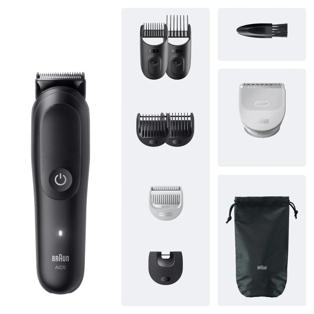 Braun All-In-One Styling Set AIO5540, 9-in-1 Set für Bart and Body Bild 1