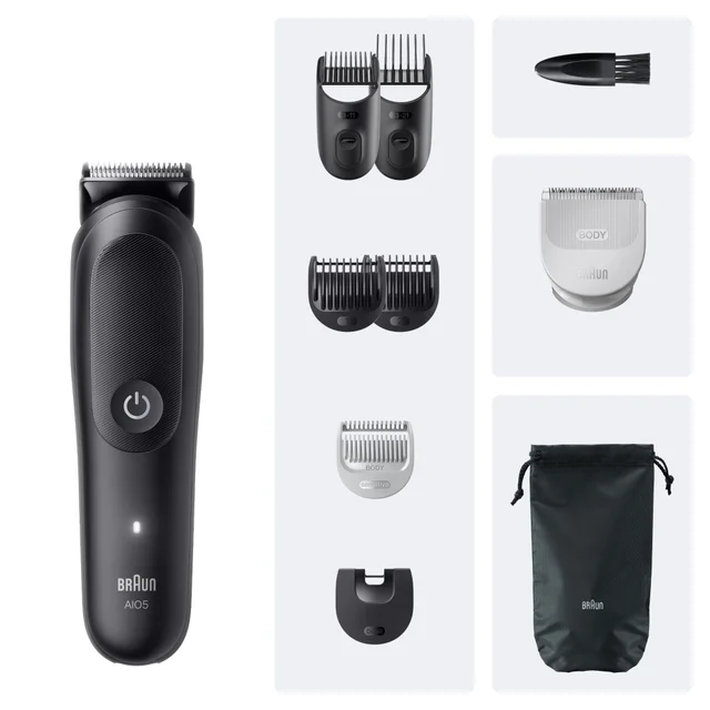 Braun All-In-One Styling Set AIO5540, 9-in-1 Set für Bart and Body