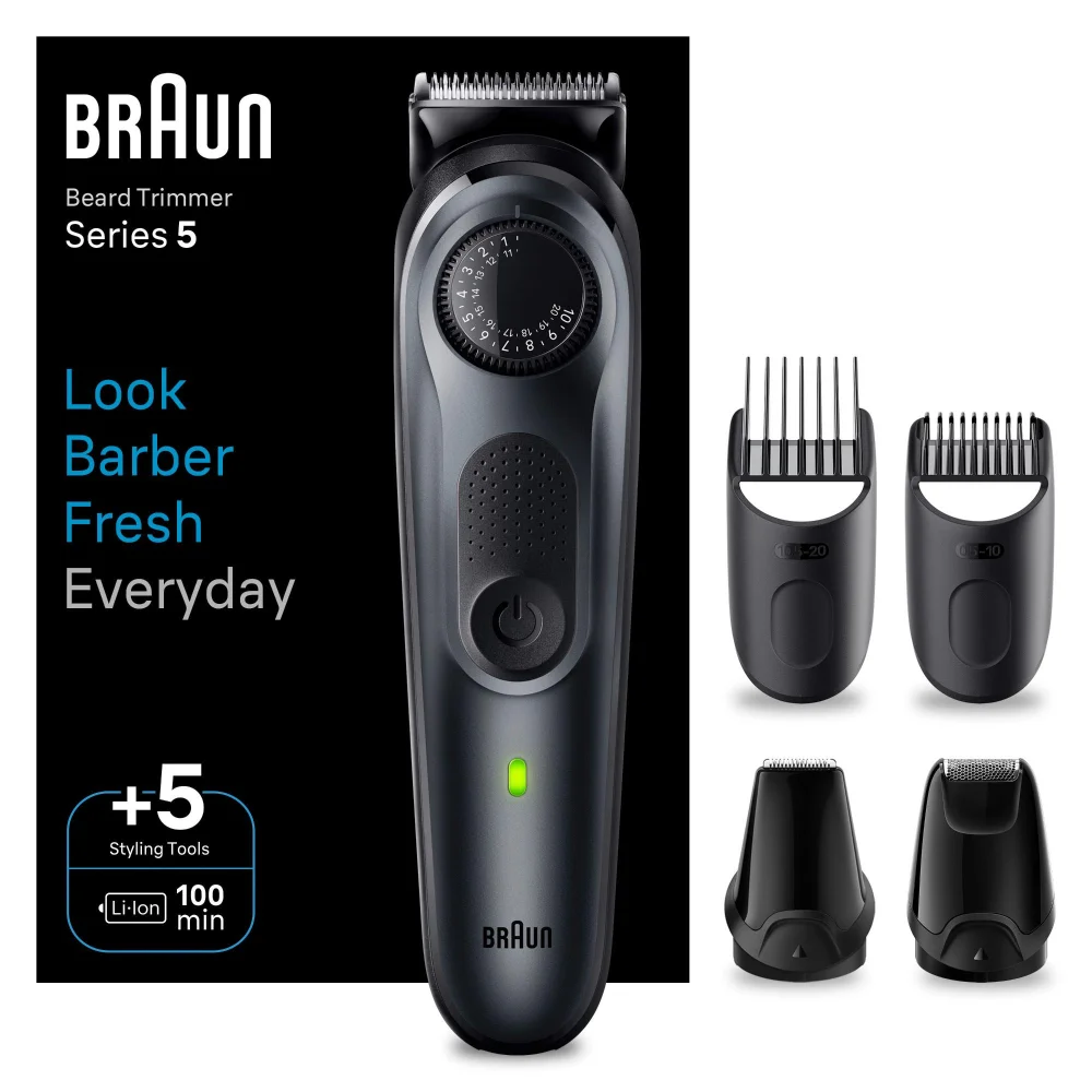 Braun Barttrimmer BT5441, Trimmer mit Styling-Tools Bild 1