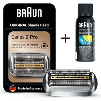 Braun 94M Ersatzscherkopf + Reinigungsspray für Rasierer-Scherteile