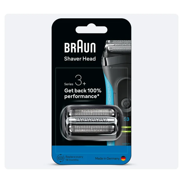 Braun Series 3+ Elektrorasierer ORIGINAL Scherkopf, 32B