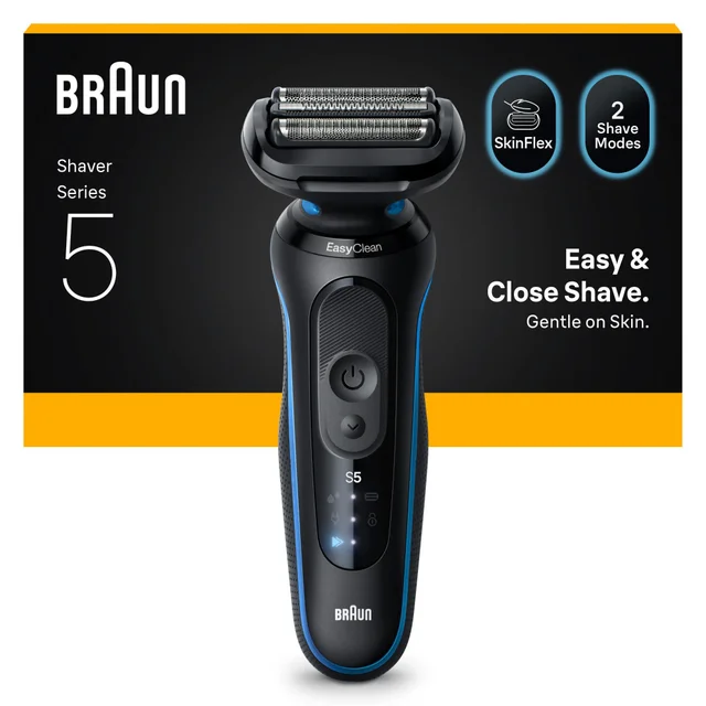 Braun Series 5 Elektrorasierer, Bis zu 50 min, 52-B1000s, Blau