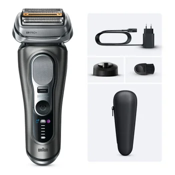 Braun Series 9 PRO+ Elektrorasierer, Pro-SensoAdapt, Ladeständer, 9615s, Graphit