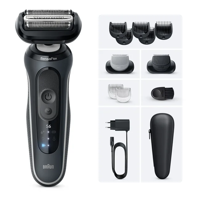 Braun Series 6 Rasierer 62-G1650s, +2 Aufsätze