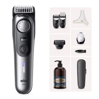 Braun Bundle: Barttrimmer 9 BT9520 & King C. Gillette Bartpflege