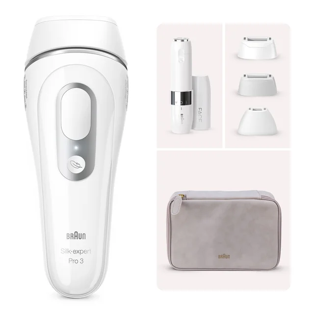 Braun Bundle: IPL Silk·expert Pro 3 PL3230 & Mini-Haarentferner FS1000