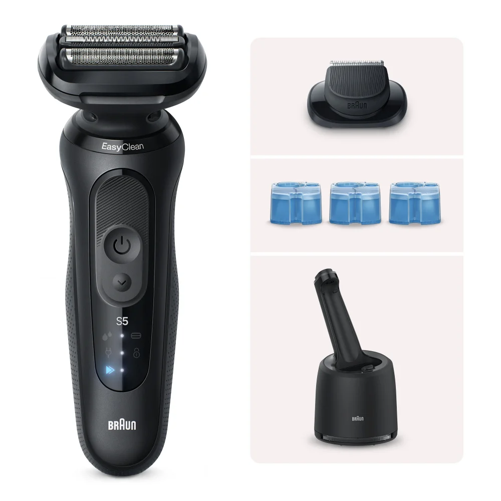 Braun Bundle: Rasierer 52-N7200cc & Reinigungskartuschen 2er-Pack Bild 1