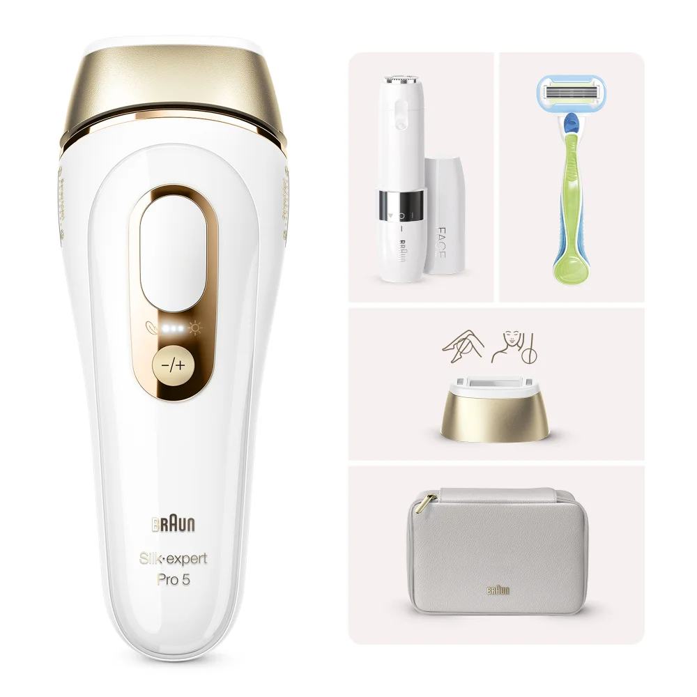 Braun IPL Silk·expert Pro 5 PL5052 + Braun Face Mini-Haarentferner FS1000 Bild 1