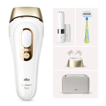 Braun Bundle: IPL Silk·expert Pro 5 PL5052 & Mini-Haarentferner FS1000