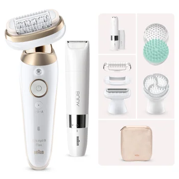Braun Bundle: Silk-épil 9 Flex 9-481 3D & Mini-Haarentferner FS1000