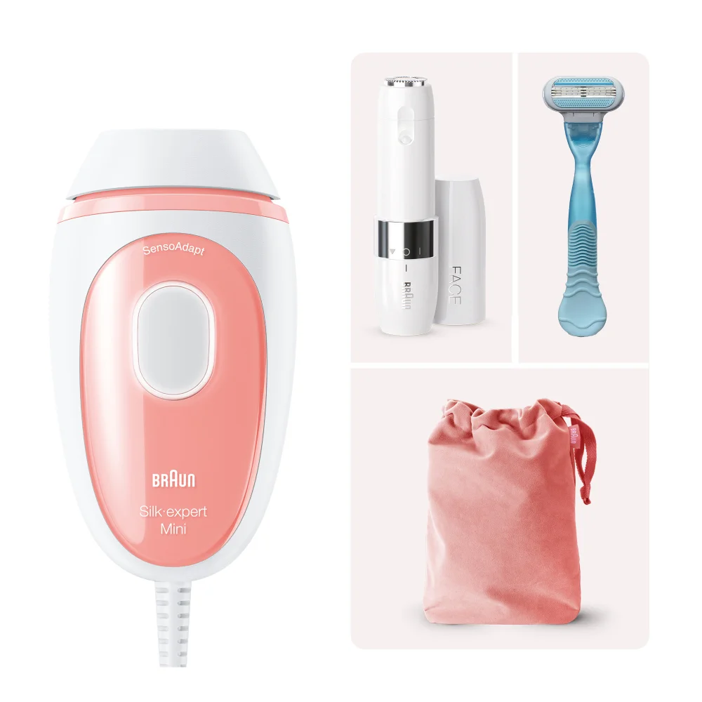Braun IPL Silk·expert Mini PL1014 +Braun Face Mini-Haarentferner FS1000 Bild 1