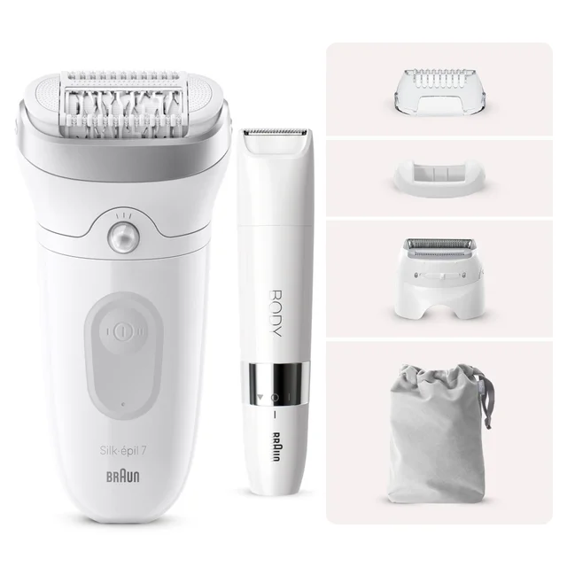 Braun Silk-épil Serie 7 7-441 Damen-Epilierer für glatte Haut