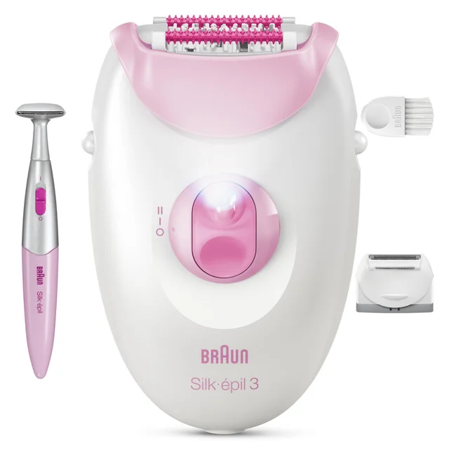 Braun Silk-épil Serie 3 3-202 Damen-Epilierer für glatte Haut