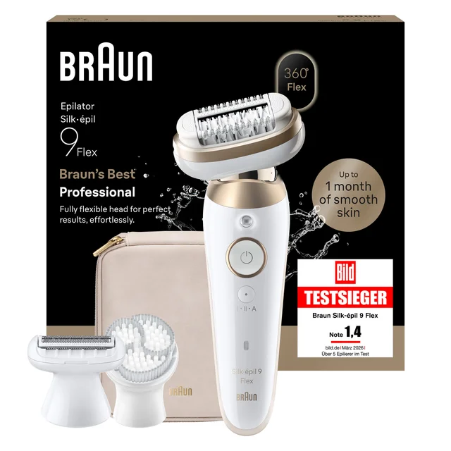 Braun Silk-épil Series 9 Flex 9-060 3D Epilierer zur Haarentfernung