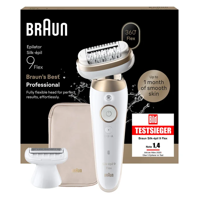 Braun Silk-épil 9 9-041 Epilierer - sichere Haarentfernung