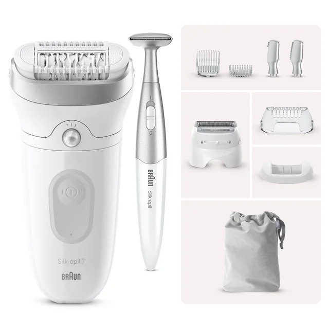 Braun Silk-épil Series 7 7-241 Epilierer - langanhaltende Glätte