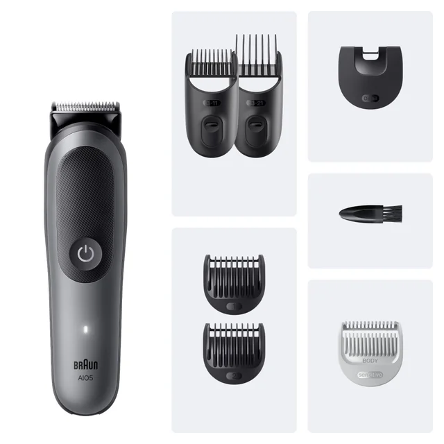 Braun All-in-One Series 5 AIO5520, 7-in-1 Pflegeset für Bart and Body